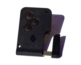 Chave Kit Carcaça Orginal Cartão - Renault Megane