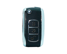 Chave Canivete Telecomando Cromado - Alarme Volkswagen Gol Voyage G6