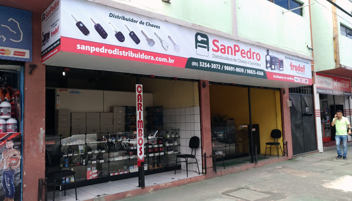Loja San Pedro Distribuidora de Chaves e Carimbos